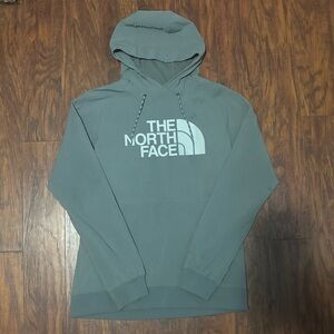 Northface Mens Grey Half Dome Camp Fleece Pullover Hoodie Adult Size S